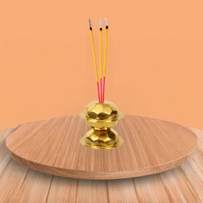 Brass Diamond Agarbatti Stand